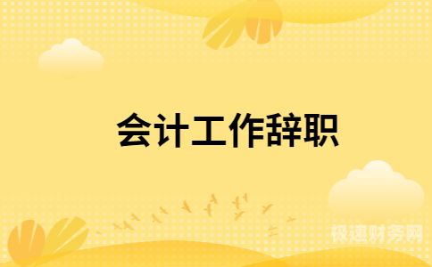 国企财务主管想辞职怎么说（财务主管离职）