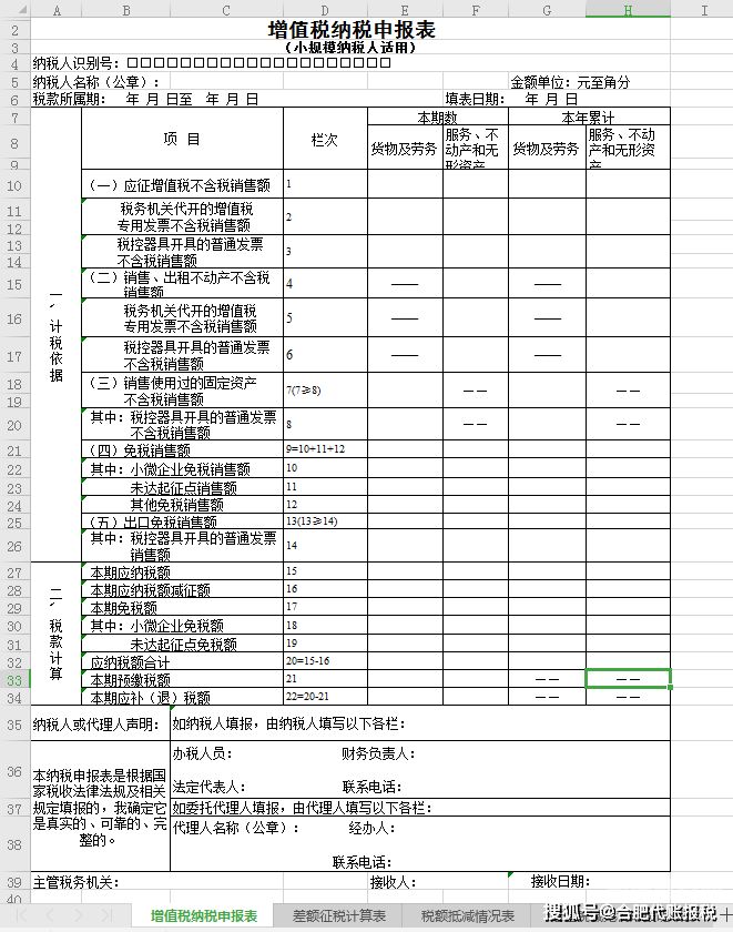 小规模纳税人需要报哪些表（小规模纳税人要申报哪些报表）