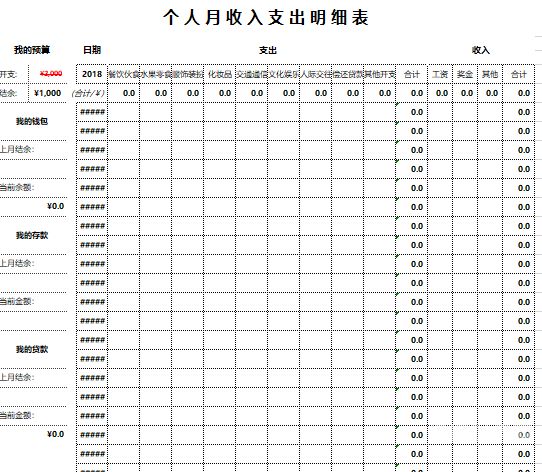 手机财务支出明细表格怎么制作（手机财务支出明细表格怎么制作出来）